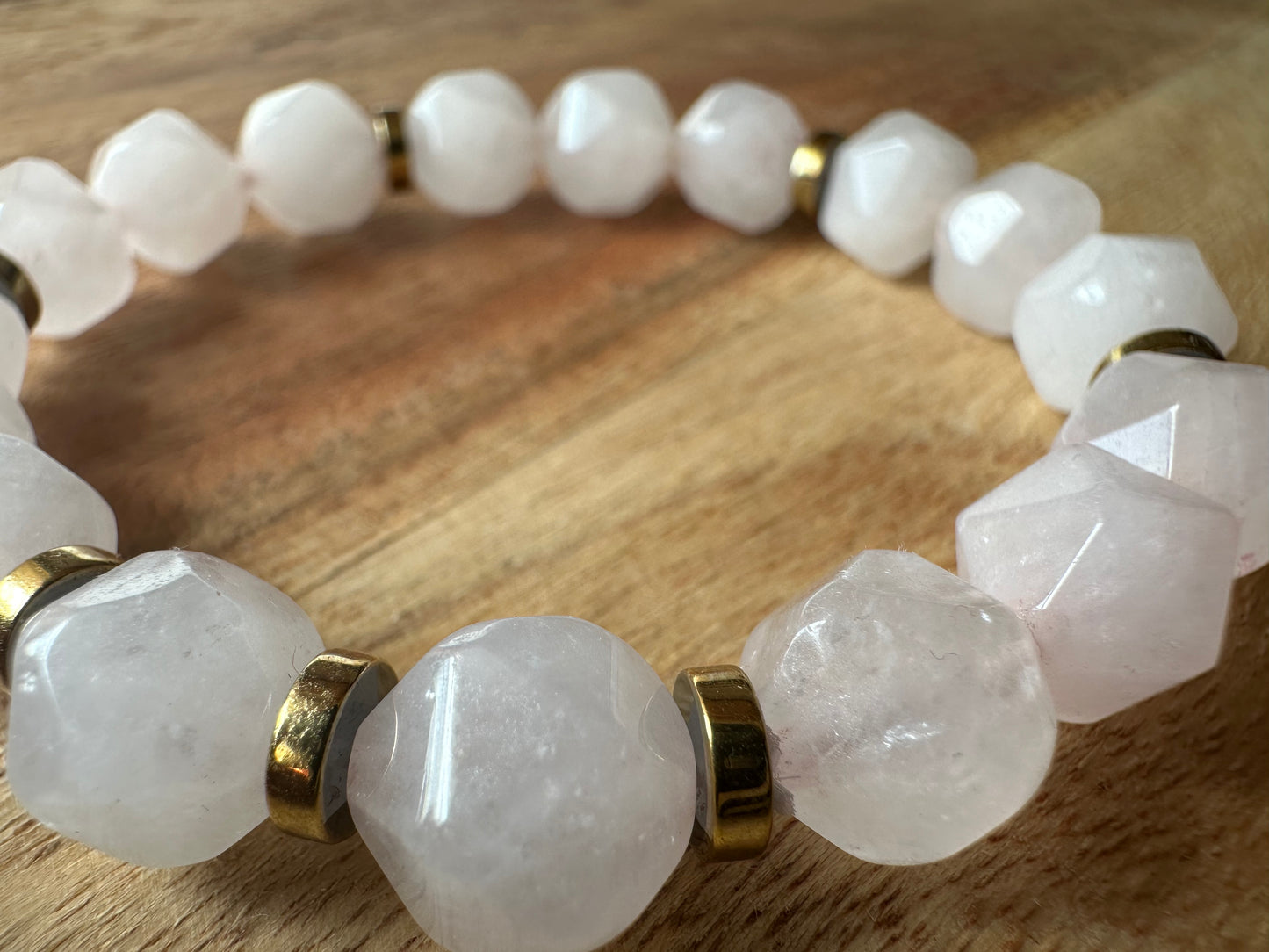 Natural Rose Quartz Bracelet