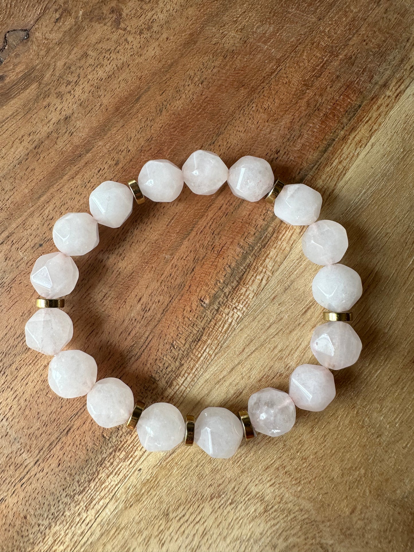 Natural Rose Quartz Bracelet